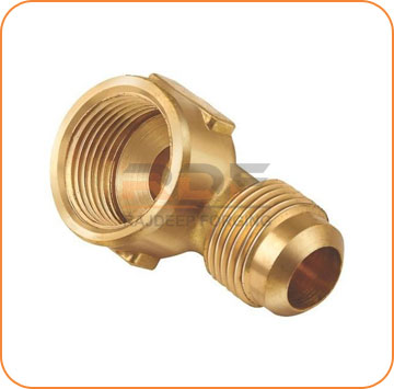 Brass Flare Female Elbow
