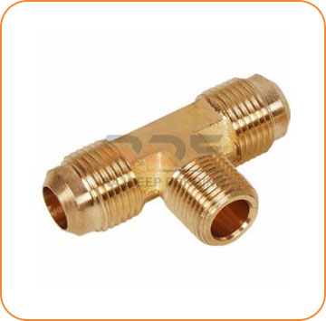 Brass Flare Male Branch Tee