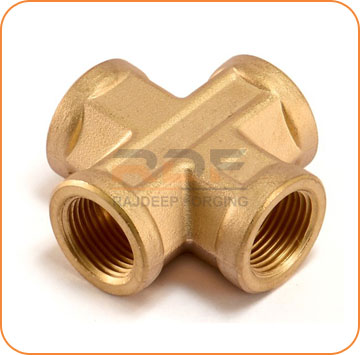 Brass Forge Female Cross